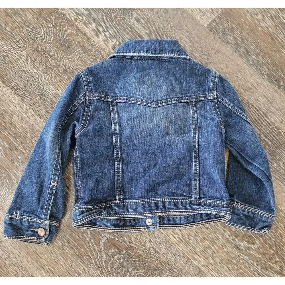 Gap‎ Toddler Girls Denim Jacket size 3t #3